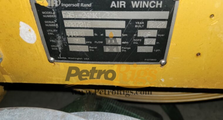 Ingersoll Rand Air Winches