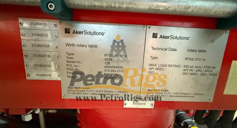 Aker 37 1/2 Inch Rotary Table