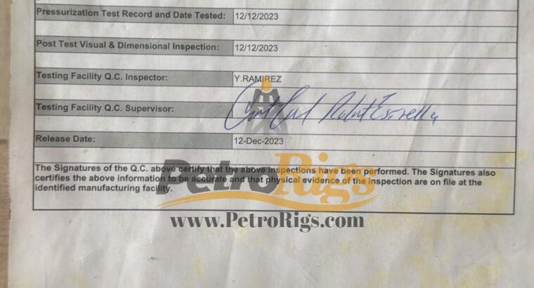 Hydril Packing Elements