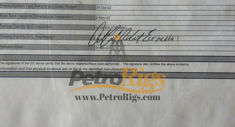 Hydril Packing Elements