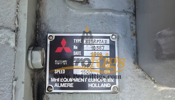 Mitsubishi S16R-PTA2 Gensets