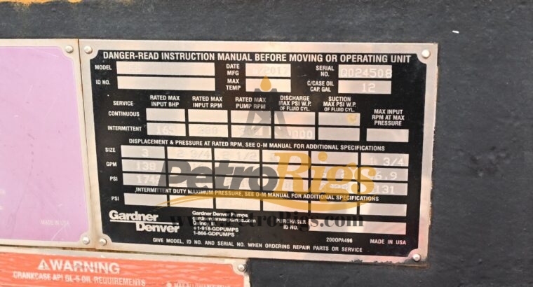 Gardner Denver TEE Pump