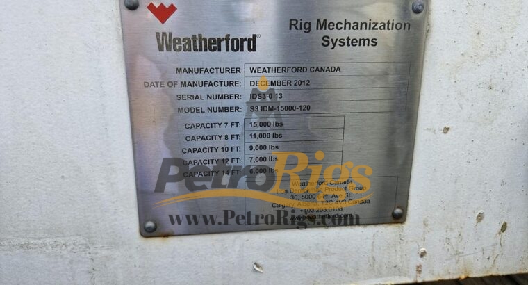 Weatherford S3 Iron Derrickman