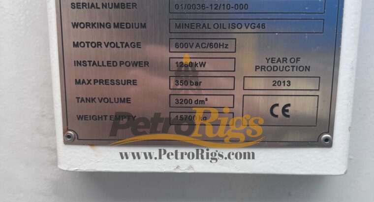 Rockfin Hydraulic Unit PTD