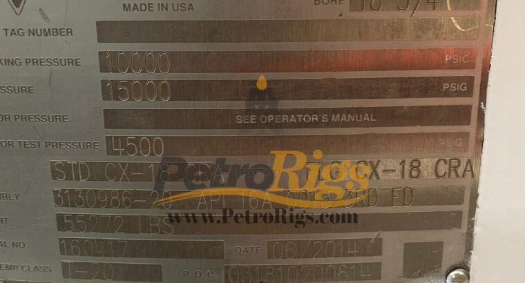 Cameron 18 3/4 15K Stacks