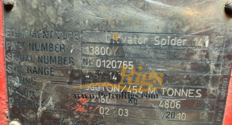 NOV 14 Inch SL 500 Elevators