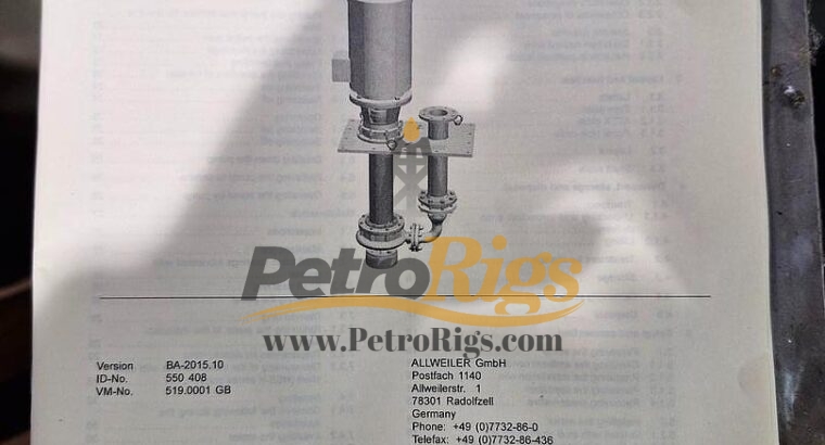 Allweiler MSS Centrifugal Pumps