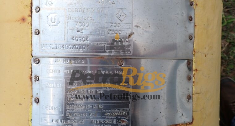 Cameron Piston Accumulators