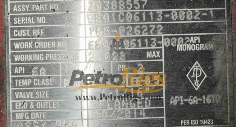 HPT 7 1/16 Inch 3K Valves