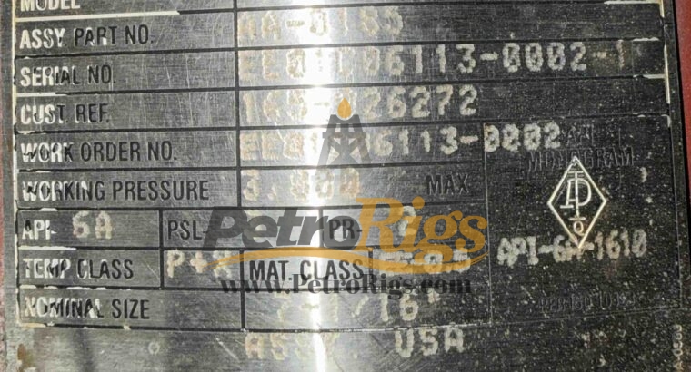 HPT 7 1/16 Inch 3K Valves