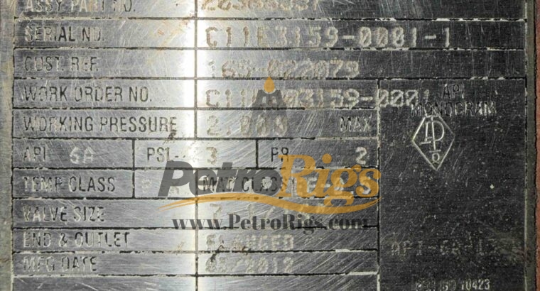 HPT 7 1/16 Inch 3K Valves