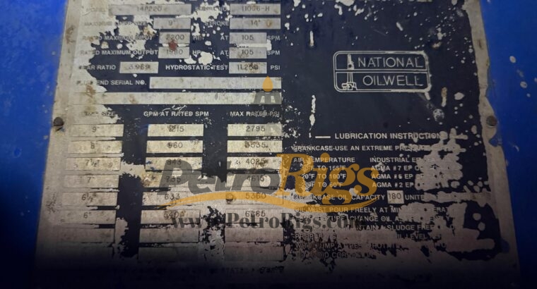 NOV 14P220 Mud Pumps