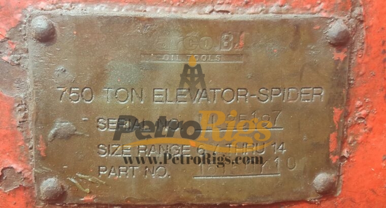 Varco 750 Ton Elevators and Slips