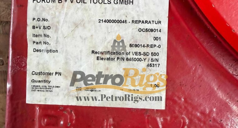 B+V VES SD500 Elevator