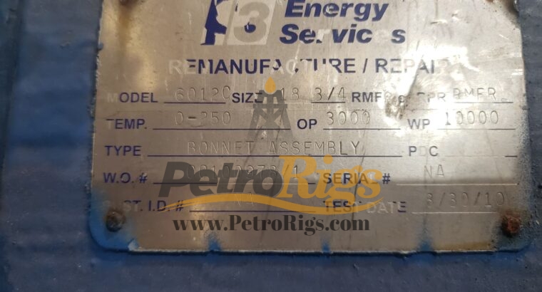 T3 18 3/4 inch 10K Double