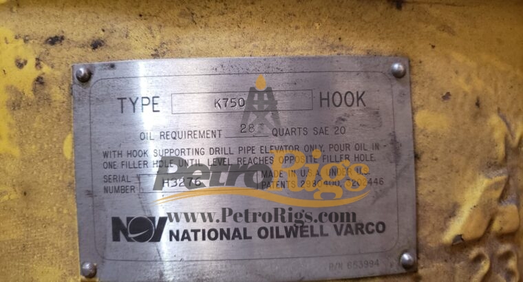 NOV 750 Ton Block Hook