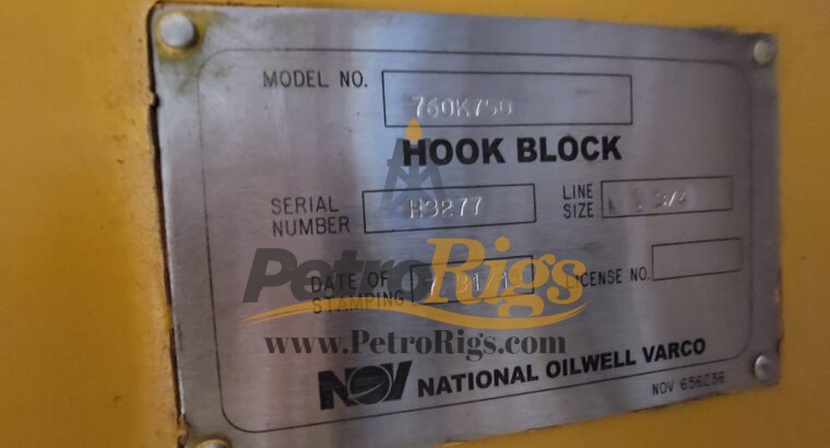NOV 750 Ton Block Hook