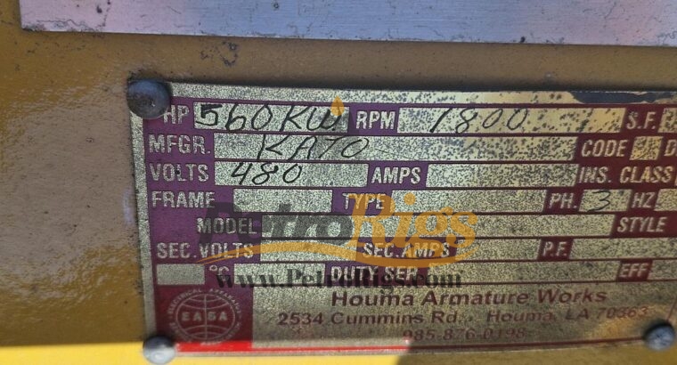 Kato 560kW AC Generator End