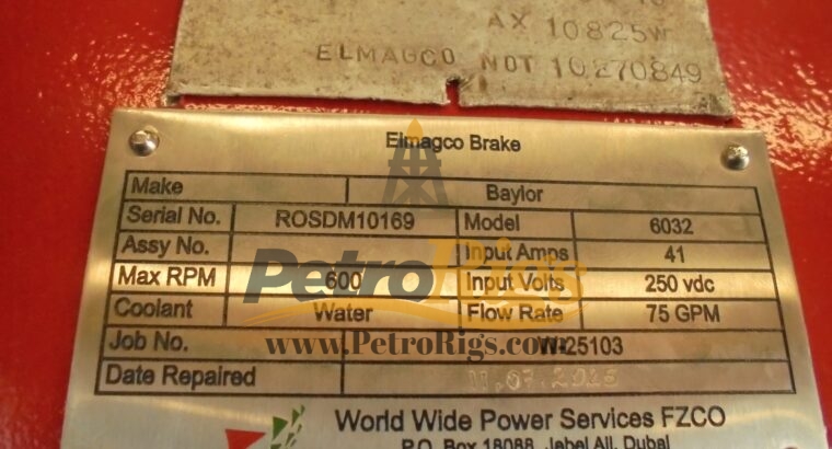 Baylor Elmagco 6032 Brake