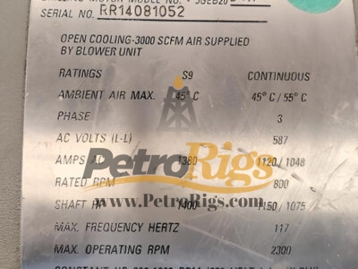GE AC Top Drive Motors