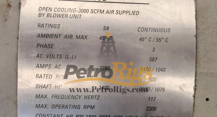 GE AC Top Drive Motors