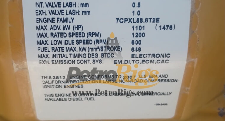 CAT 3512C Gensets