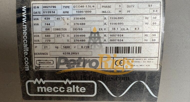 Perking 620Kva Genset