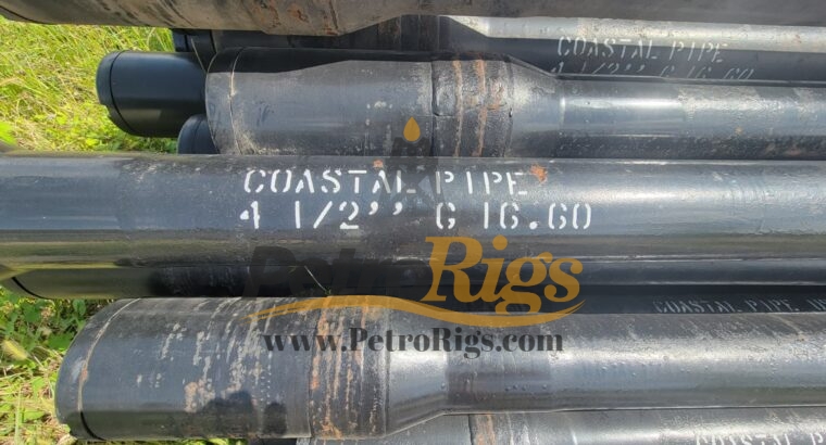 Coastal 4 1/2 inch G105 Drill Pipe