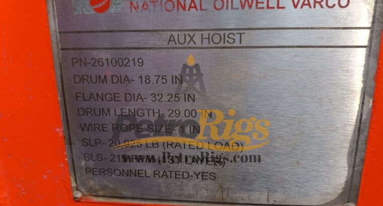 NOV Auxiliary Hoist