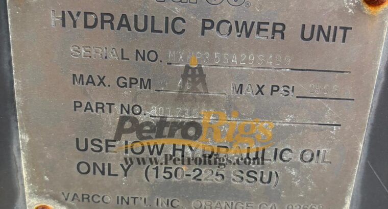 NOV Hydraulic Power Units