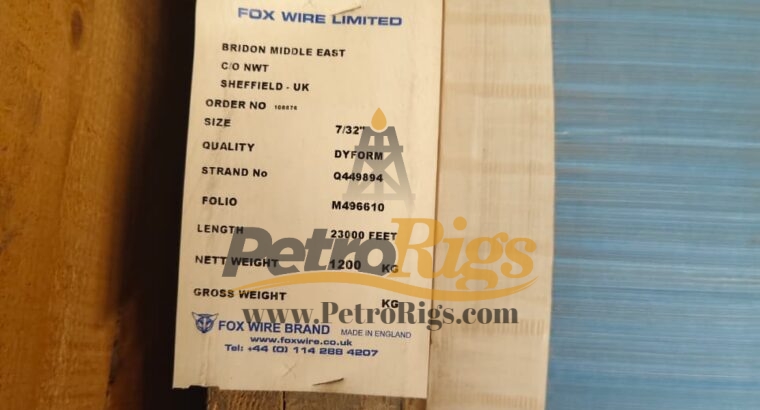 Bridon 7/32 Inch Wire Rope