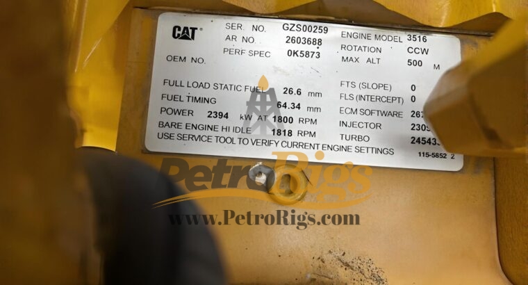 CAT 3516 Gensets